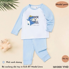 BỘ JINRO DÀI TAY RAGLAN BÉ TRAI