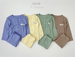 BỘ TĂM TRƠN 5 KHUY BASIC CHO BÉ