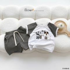BỘ CỘC TAY KẺ NGANG THÊU XÙ CHO BÉ