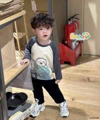 ÁO THUN BEEMO DÀI TAY RAGLAN IN HÌNH CUTE