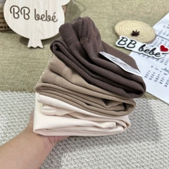 SET 3 QUẦN LEGGING LÓT LÔNG TONE NÂU CHO BÉ