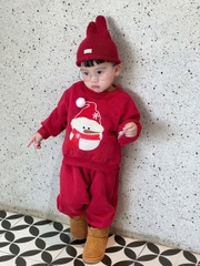 BỘ NỈ ĐỎ ÔNG GIÀ NOEL CHO BÉ