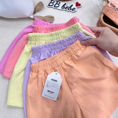 SET 5 QUẦN ĐÙI COTTON BÉ GÁI