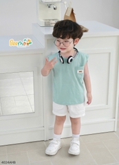 ÁO BA LỖ COTTON PHỐI TÚI TAG DA