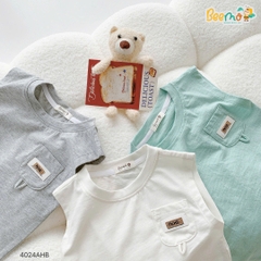 ÁO BA LỖ COTTON PHỐI TÚI TAG DA