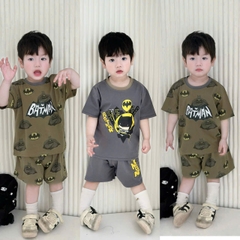 SET 2 BỘ CỘC TAY BATMAN TONE RÊU ĐẬM