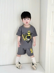 SET 2 BỘ CỘC TAY BATMAN TONE RÊU ĐẬM