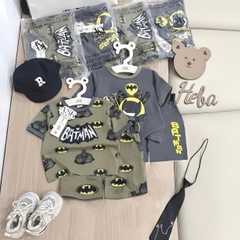 SET 2 BỘ CỘC TAY BATMAN TONE RÊU ĐẬM