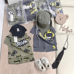 SET 2 BỘ CỘC TAY BATMAN TONE RÊU ĐẬM