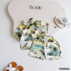 SET SƠ MI ĐŨI ĐI BIỂN HOẠTIẾT CHO BÉ