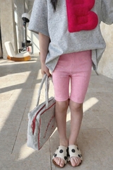 SET 3 QUẦN LEGGING LỬNG ĐEN HỒNG XANH CHO BÉ