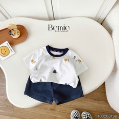 BỘ CỘC TAY IN TÀN HOẠ TIẾT MINI CHO BÉ