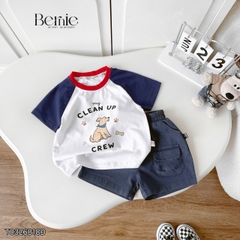 BỘ CỘC TAY RAGLAN CLEAN UP CHO BÉ