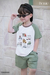 BỘ CỘC TAY RAGLAN CLEAN UP CHO BÉ