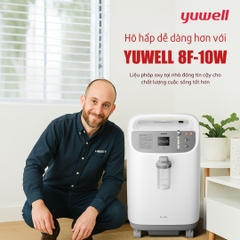 Máy tạo oxy y tế 93% Yuwell 8F-10W – Hỗ trợ bệnh nhân suy phổi, rối loạn hô hấp