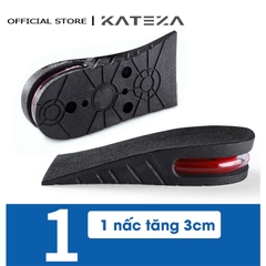 Lót giày tăng chiều KATEZA cao có đệm khí nửa bàn chân cao cấp 3cm