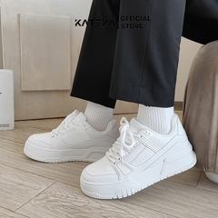 Giày Thể Thao Trắng Thời Trang G97 Đế Dày 4cm Thoải Mái Êm Ái Chất Liệu Nhẹ Phong Cách Năng Động