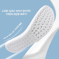 Lót giày thể thao siêu mềm đàn hồi cao khử mùi thoáng khí hút mồ hôi giảm xóc thiết kế độc quyên KATEZA L02