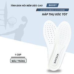 Lót giày thể thao siêu mềm đàn hồi cao khử mùi thoáng khí hút mồ hôi giảm xóc thiết kế độc quyên KATEZA L02
