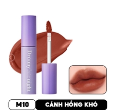 SON KEM LÌ, MỊN MƯỢT NHẸ MÔI MERZY DREAMY LATE NIGHT MELLOW TINT M10 GET HIGH RUST