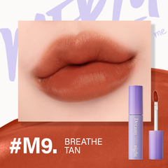 SON KEM LÌ, MỊN MƯỢT NHẸ MÔI MERZY DREAMY LATE NIGHT MELLOW TINT 4G #M9 NÂU SAN HÔ