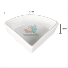 Bát đựng thức ăn chén đựng nước hình tam giác nhiều màu