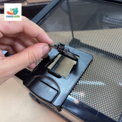 Chuồng kính 4ly kích thước nhiều kích thước khung nhựa