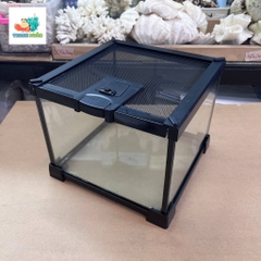 Chuồng kính 4ly kích thước nhiều kích thước khung nhựa