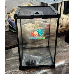 Chuồng kính 4ly kích thước nhiều kích thước khung nhựa