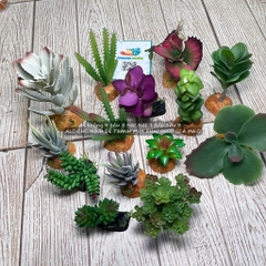 Cây giả trang trí chuồng bò sát chất liệu cao su dẻo