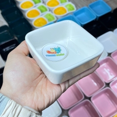 Bát nước chén nước 6 màu chất liệu sứ dành cho ốc mượn hồn