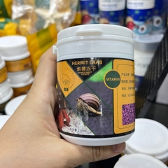 Thức ăn cho ốc mượn hồn 150ml sấy khô các loại : Khoai tím, cà rốt, bí ngô, Cá Hồi, tôm cá