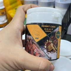 Thức ăn cho ốc mượn hồn 150ml sấy khô các loại : Khoai tím, cà rốt, bí ngô, Cá Hồi, tôm cá