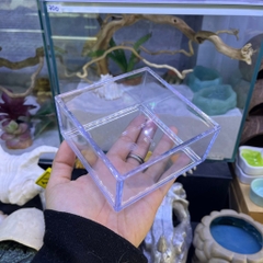 Bát mica đựng nước đựng thức ăn cho ốc mượn hồn và một số bò sát nhỏ kích thước 10x10cm và 20x10cm