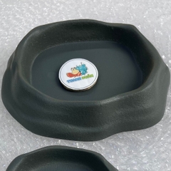 COMBO 2 Bát ăn chén nước màu xám tro có thể kết hợp 2 cái làm bát ăn chống kiến