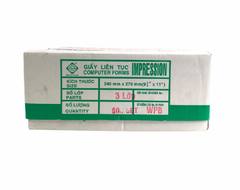 GIẤY LIÊN TỤC F4 3L KO CHIA (THÙNG)