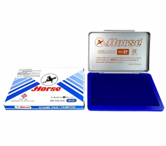 Tampon dấu Horse No.02 màu xanh (hộp)