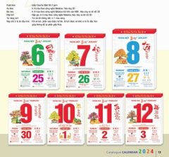 LỊCH LỐC HT6 (25X35) (LỐC)