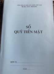 SỔ QUỸ TIỀN MẶT (quyển)