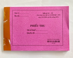 PHIẾU THU 2 LIÊN (quyển)