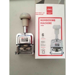 MÁY ĐÓNG SỐ DELI 6 số (CÁI)