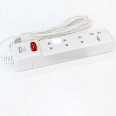 Ổ CẮM ĐIỆN 4 LỖ TRẮNG (CÁI)