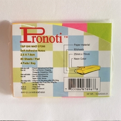 DÁN PHÂN MÀU 2.5x7.6 4 MẢNH DẠ QUANG (TẬP)