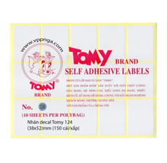 GIẤY DÁN TOMMY 124 (TẬP)