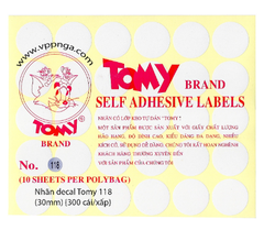 GIẤY DÁN TOMMY 118 (TẬP)