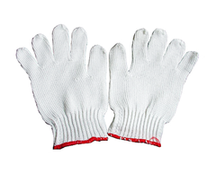 GĂNG TAY LEN TRẮNG (ĐÔI)