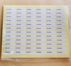 GIẤY DÁN TOMY " GIÁ BÁN" (TẬP)