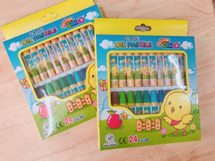 SÁP DẦU CON GÀ 24 MÀU (HỘP)