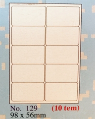 GIẤY DÁN TOMMY A4 129 (HỘP)