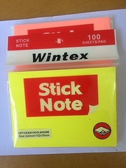 DÁN PHÂN MÀU 3X4 DẠ QUANG -5 MÀU (TẬP)